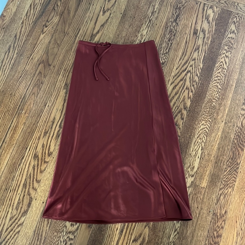 Madewell side slit skirt